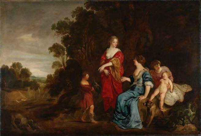 Lely, Peter, 1618-1680; Reuben Presenting Mandrakes to Leah